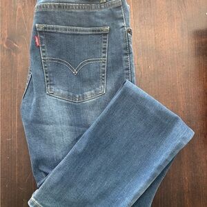 Levi's Boys Straight Leg Denim Jeans - Classic Blue